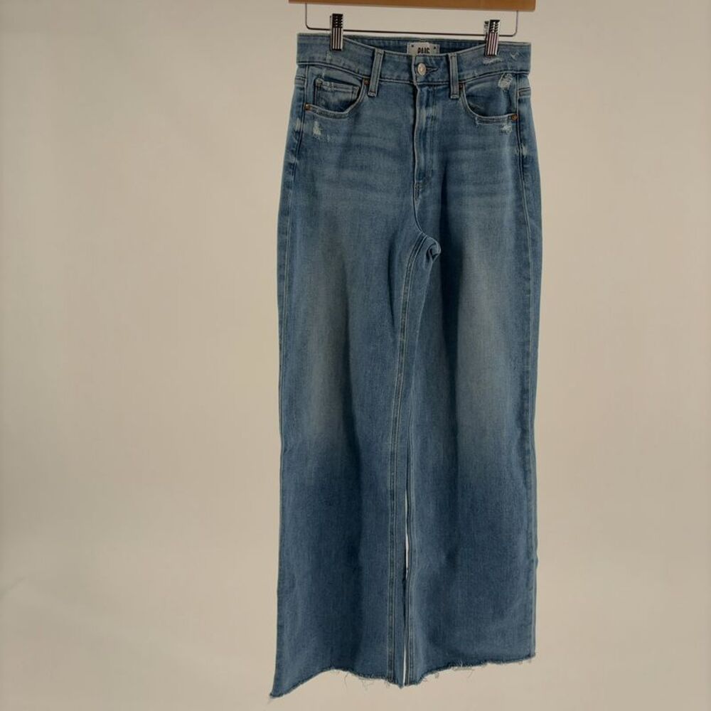 PAIGE Anessa Cropped‎ Raw Hem Jeans